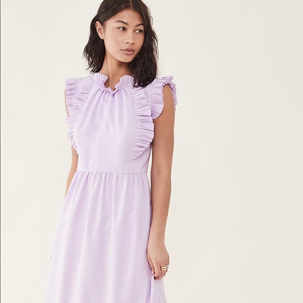 💜 Lilac Purple Ruffle Dress from Sea